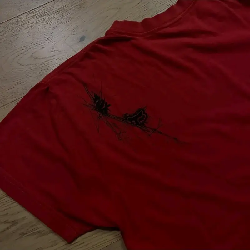 Polera Roja Fox Y2k - 4