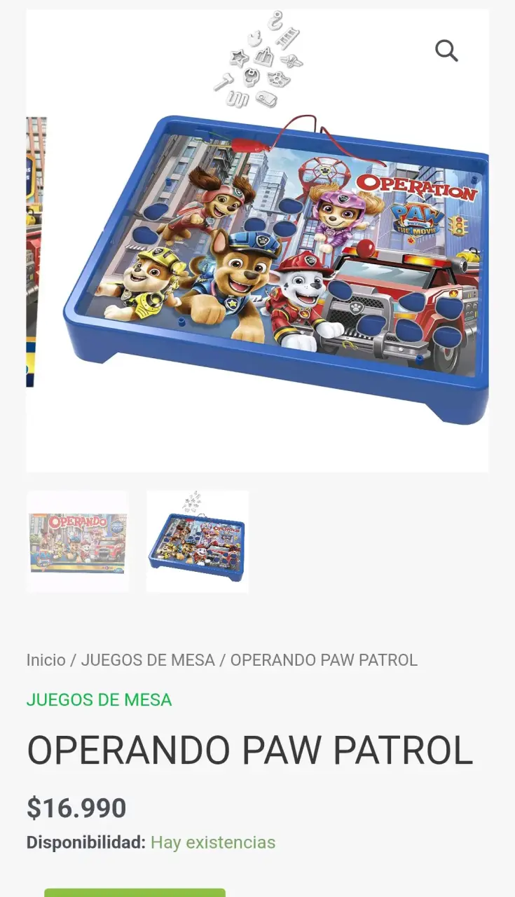 Juego Operando Paw Patrol - 2