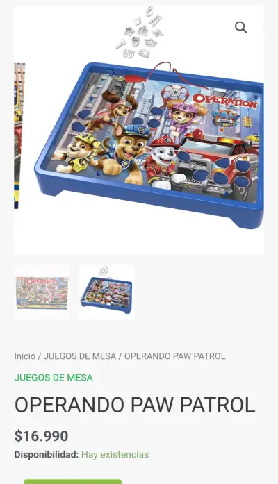 Juego Operando Paw Patrol - miniatura 2