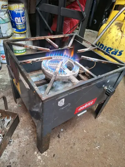 Cocinilla a gas metálica - miniatura 2
