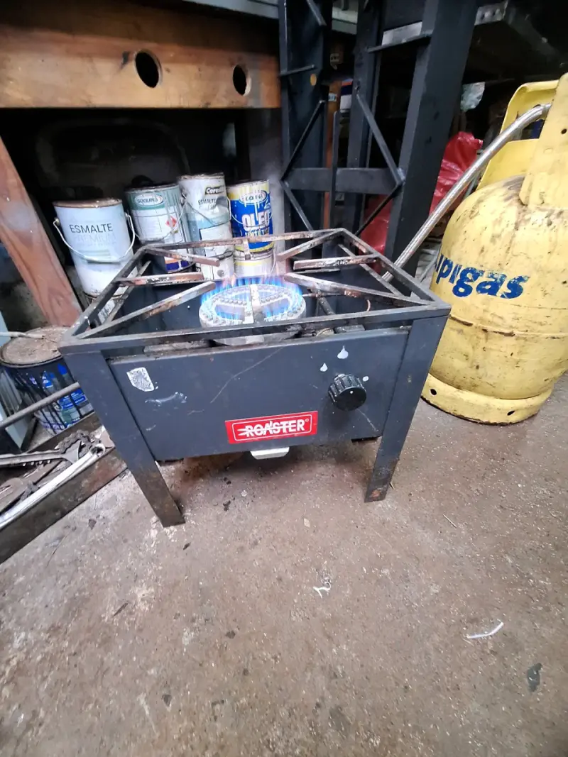 Cocinilla a gas metálica - 4