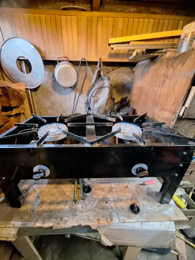 Cocina industrial de dos quemadores - miniatura 4