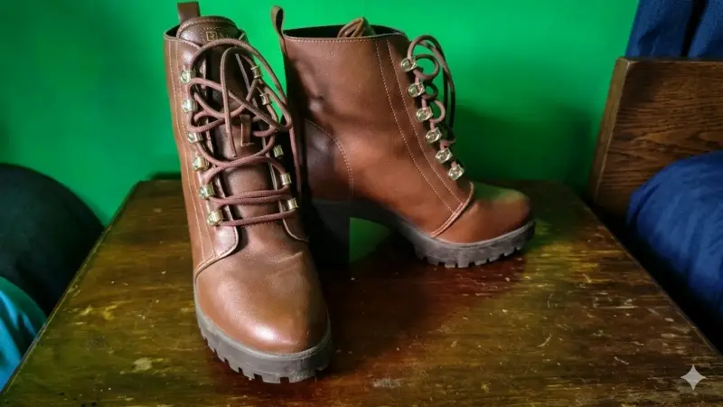 Botines cafés