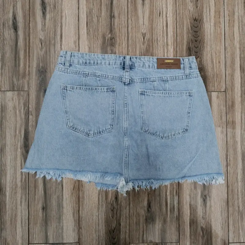Falda denim desgastada - 2