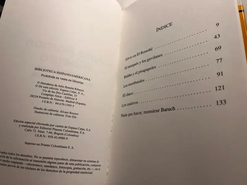 Libro 'Nada que hacer, Monsieur Baruch' - 2