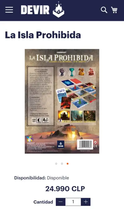 Juego de mesa La Isla Prohibida - miniatura 4