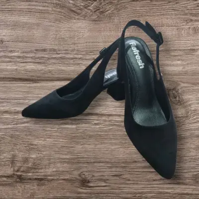 Zapatos de tacón negro Refresh - miniatura 1