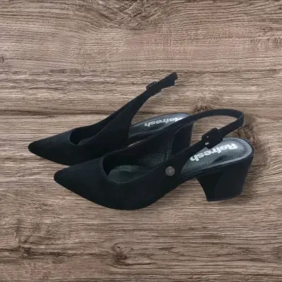 Zapatos de tacón negro Refresh - miniatura 2