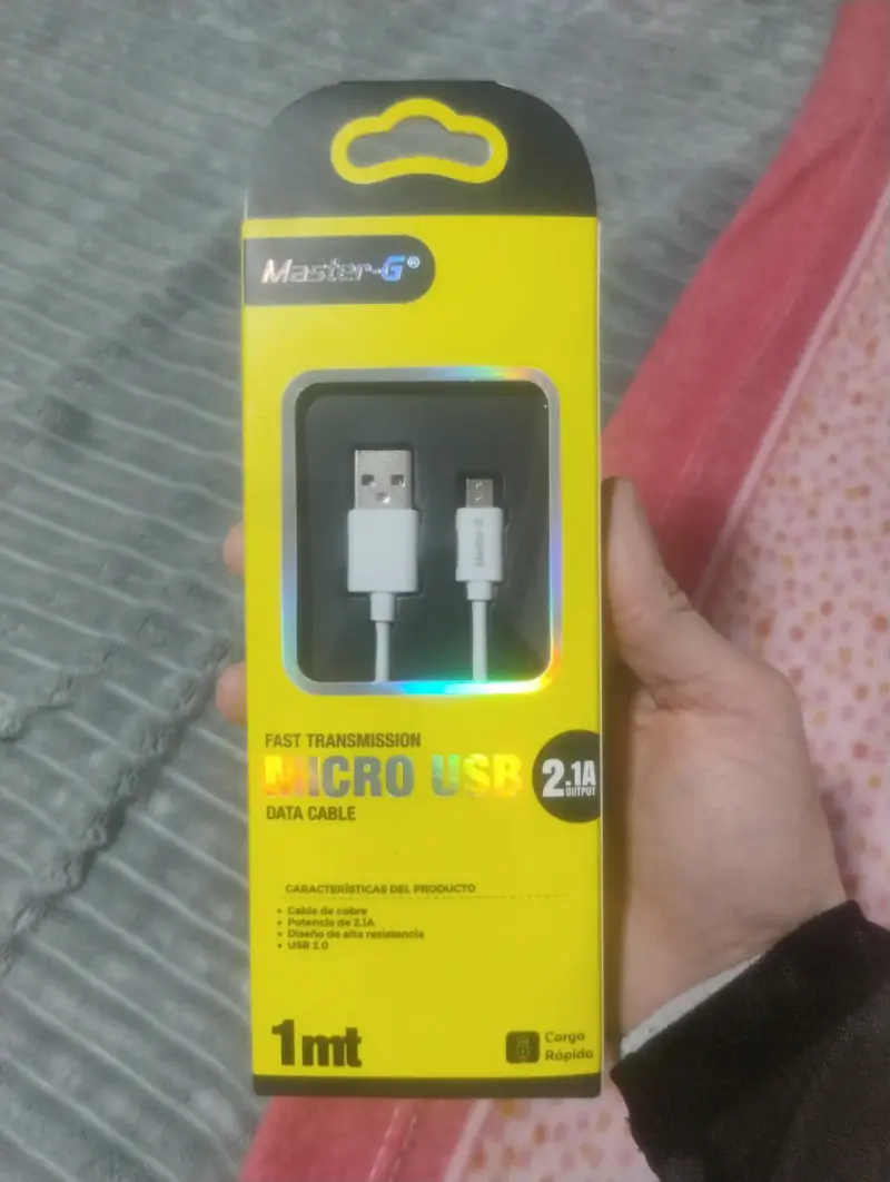 Cable Micro USB Master-G 1mt