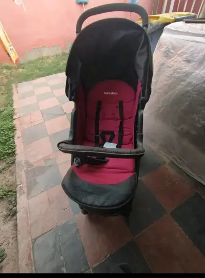 Coche de bebé Carestino negro - miniatura 2