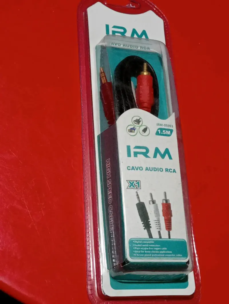 Cable de audio RCA IRM 1.5m