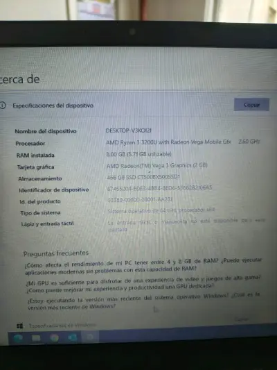Laptop Lenovo en buen estado - miniatura 3