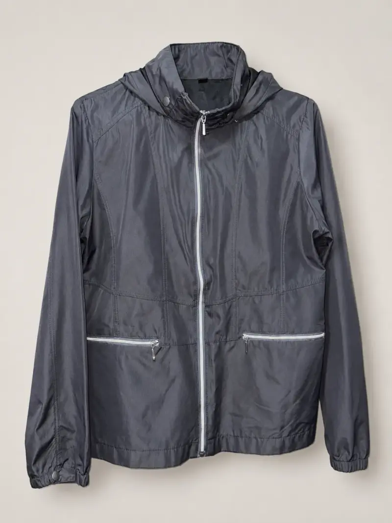 Chaqueta cortaviento gris unisex - 1