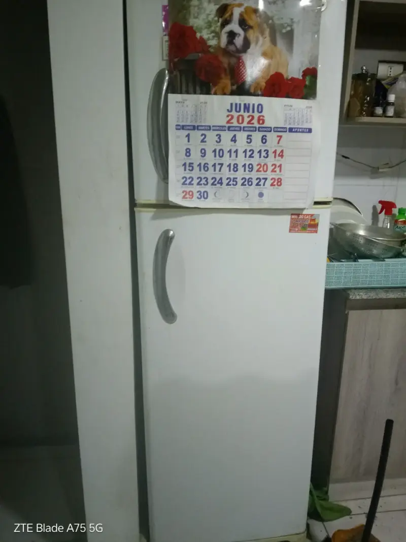Refrigerador blanco vertical