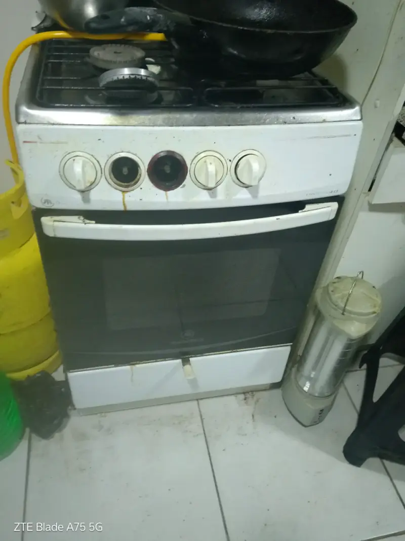 Cocina a gas con horno incorporado