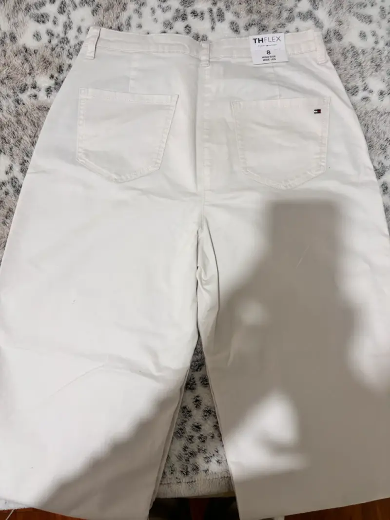 Pantalones color beige claro - 4