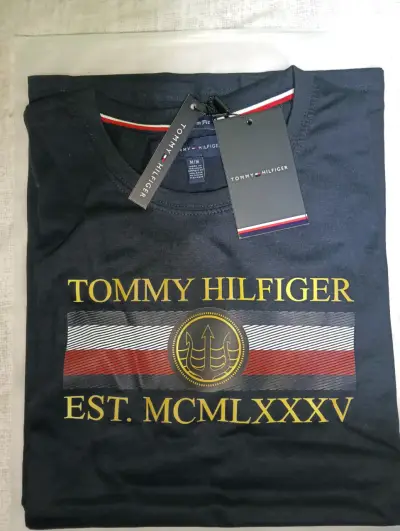 Polera Tommy Hilfiger azul - miniatura 3