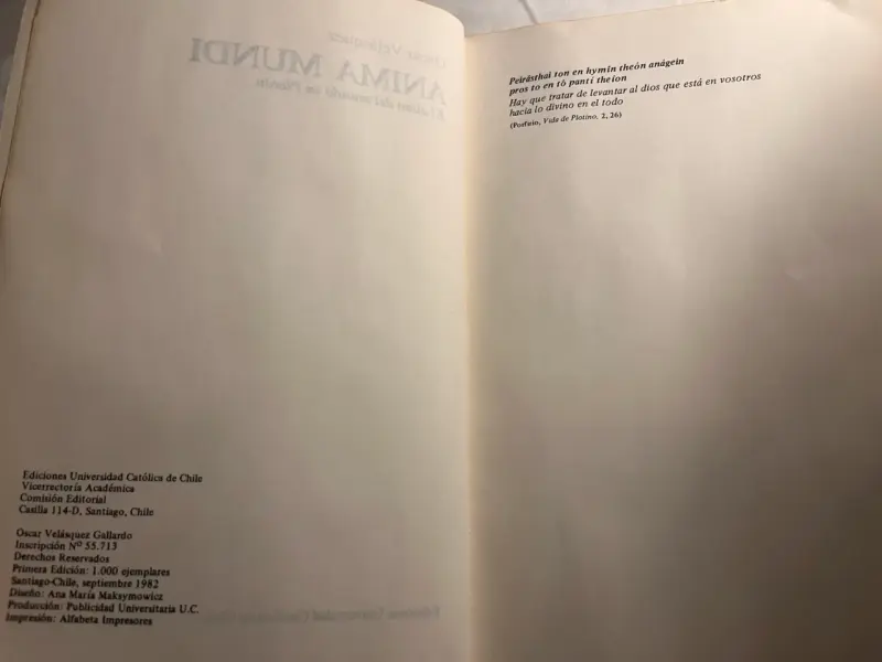 Libro Anima Mundi de Oscar Velásquez - 2