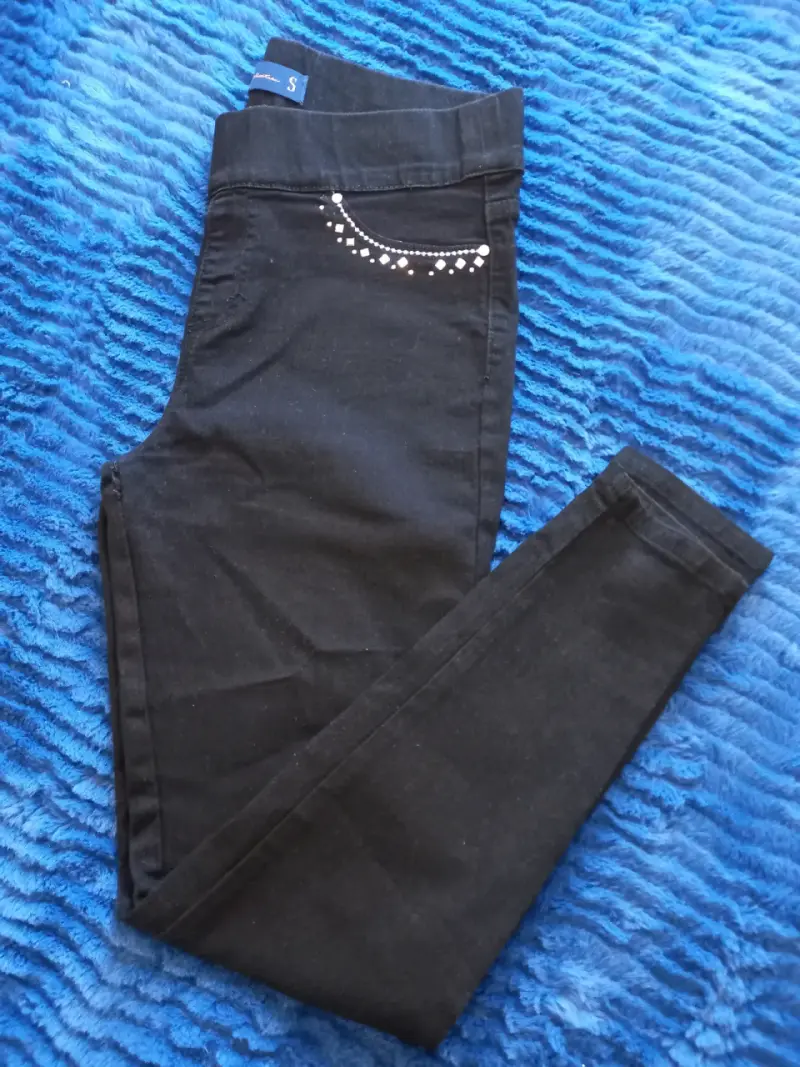 Pantalones negros seminuevos mujer - 2