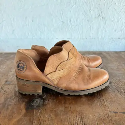 Zapatos de cuero café - miniatura 3