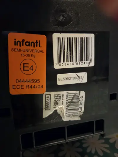Asiento elevador Infanti negro - miniatura 3