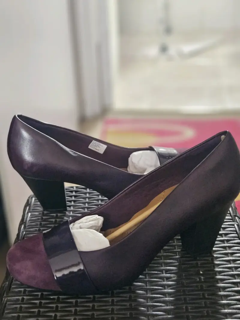 Zapatos de tacón morados Clarks - 2
