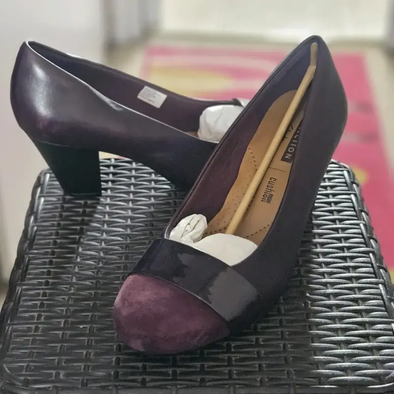 Zapatos de tacón morados Clarks - 3