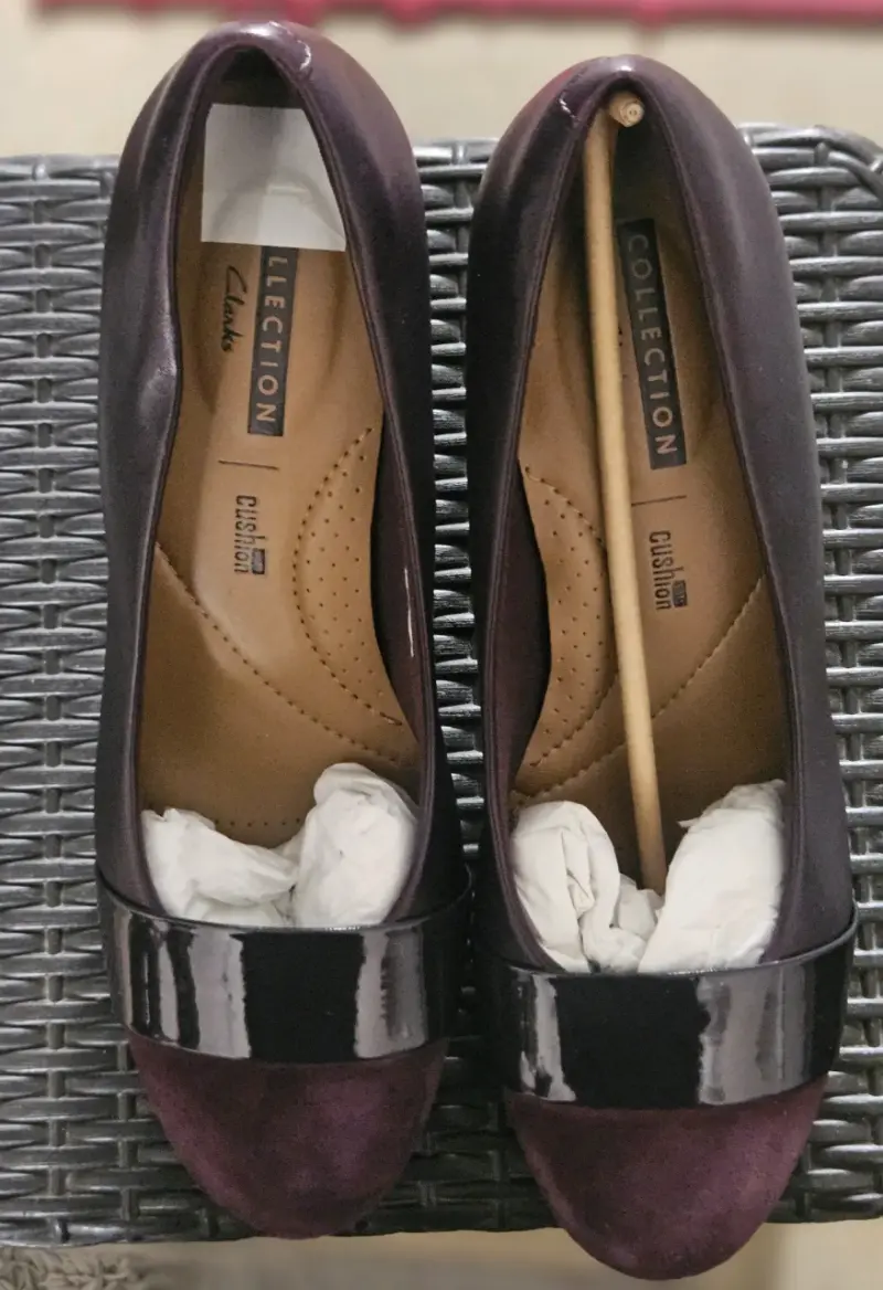 Zapatos de tacón morados Clarks - 4