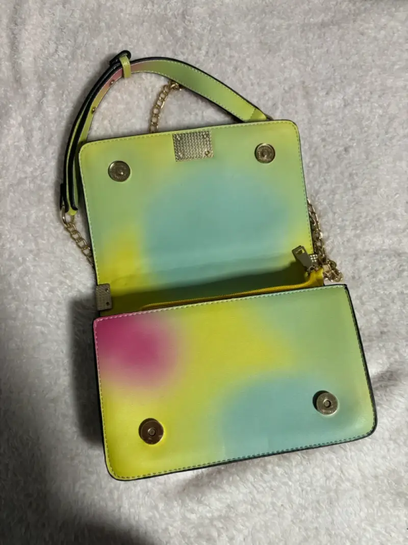 Cartera multicolor con cadena - 2