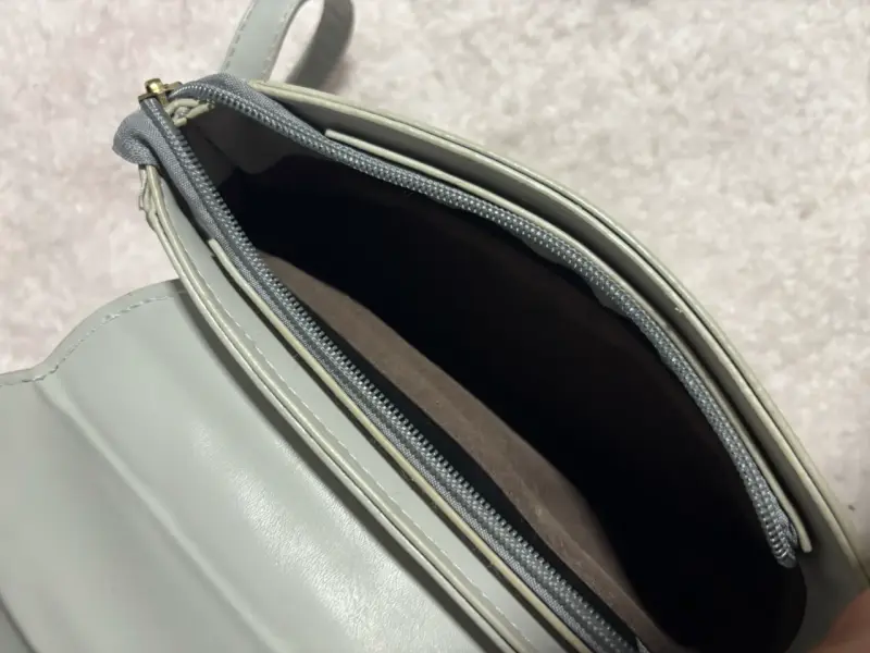 Cartera gris acolchada - 2
