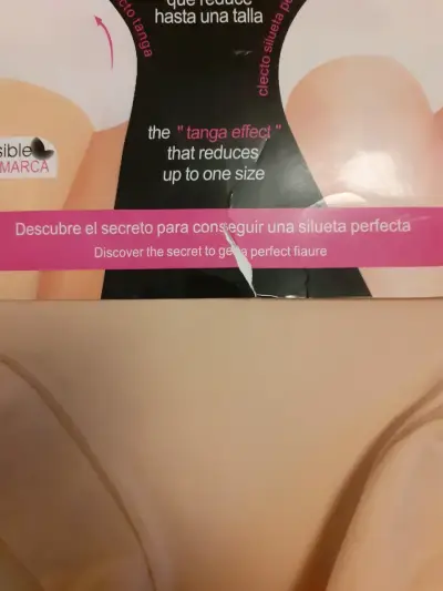 Calzón silueta  reductora mujer beige XL - miniatura 3