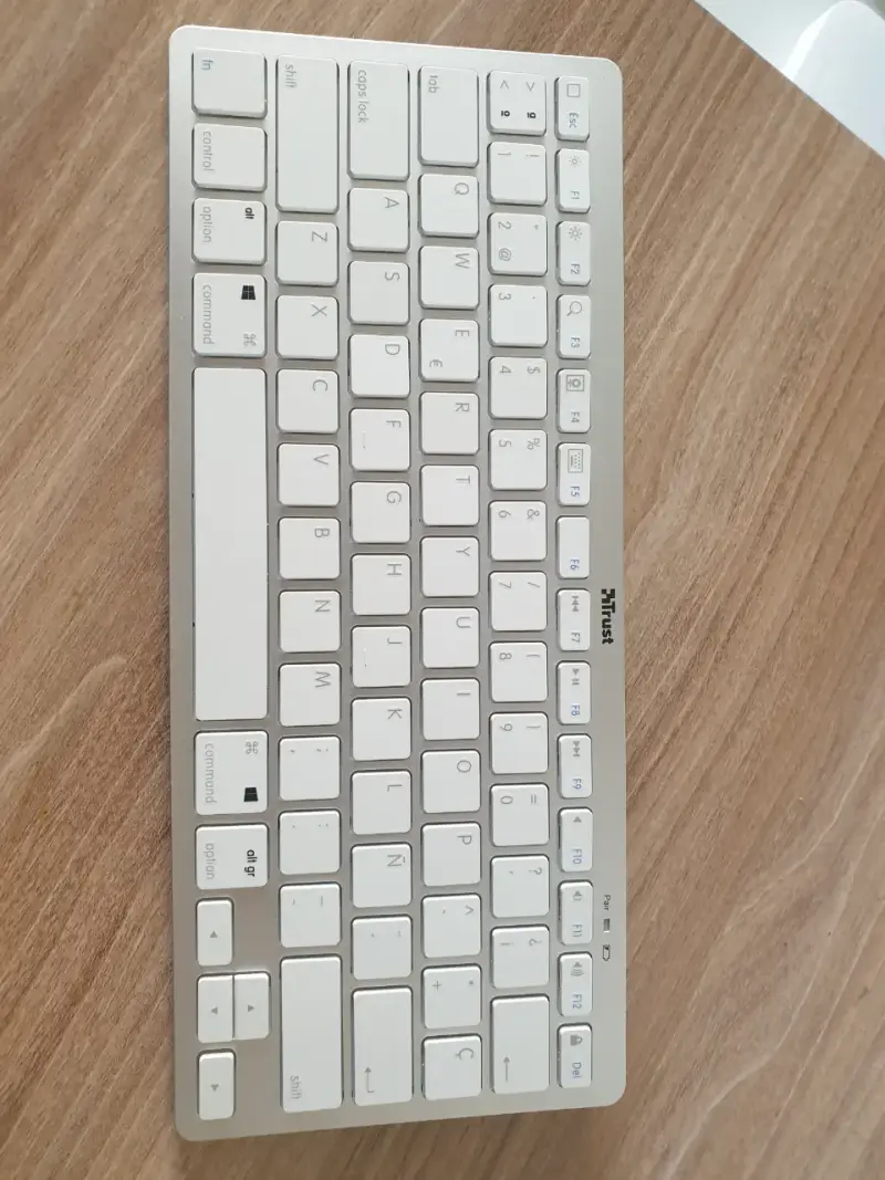 Teclado bluetooth Trust Nado Blanco - 4