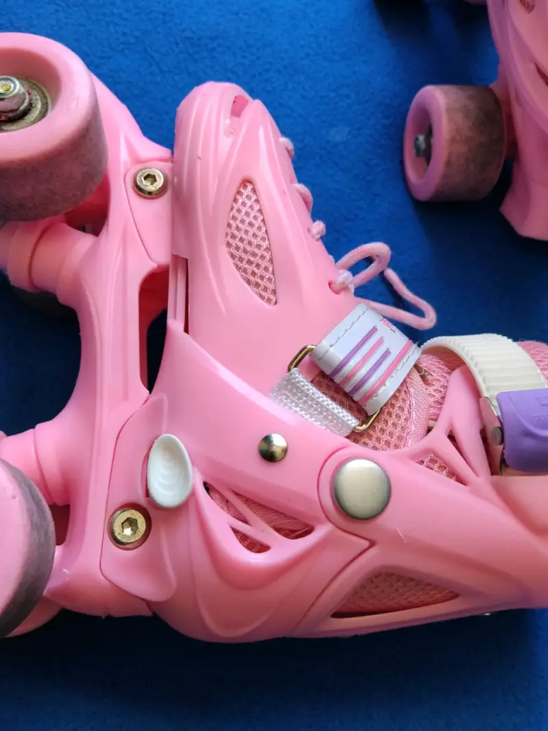 Patines rosados ajustables - 4