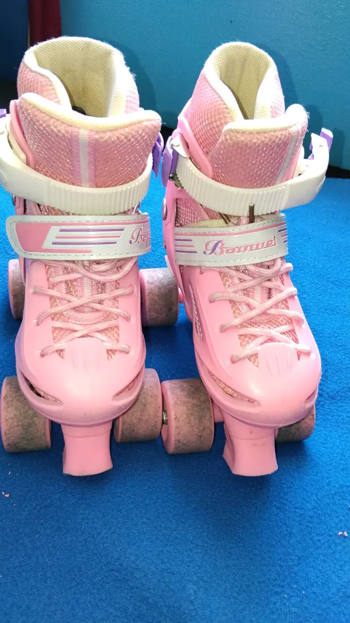 Patines rosados ajustables - 5