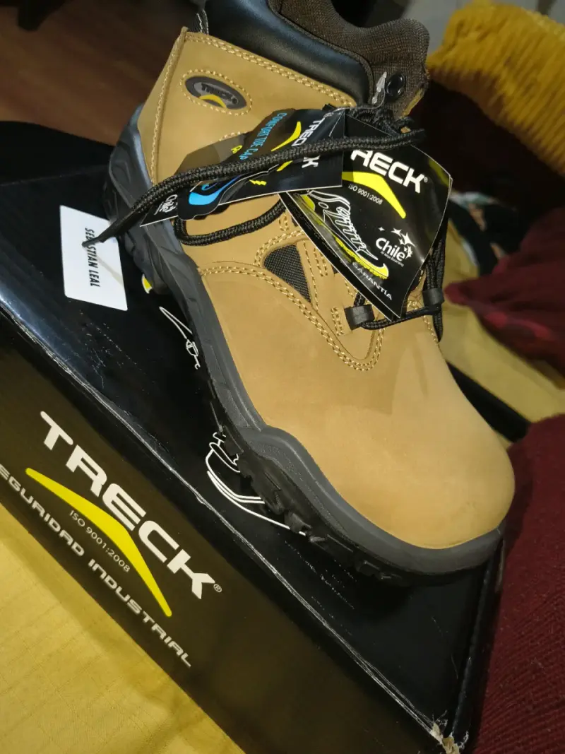Botas de seguridad Treck café - 1