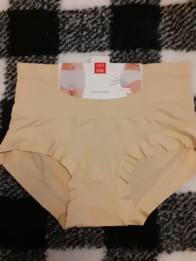 Calzón Uokin mujer beige sin costuras XXXL - miniatura 1