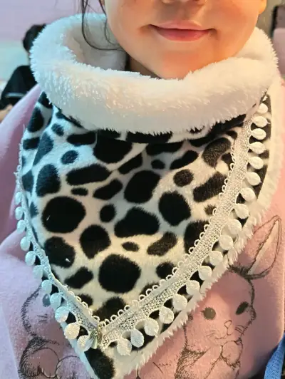Bufanda cuello polar animal print - miniatura 4