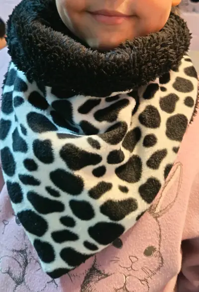 Bufanda cuello polar animal print - miniatura 5