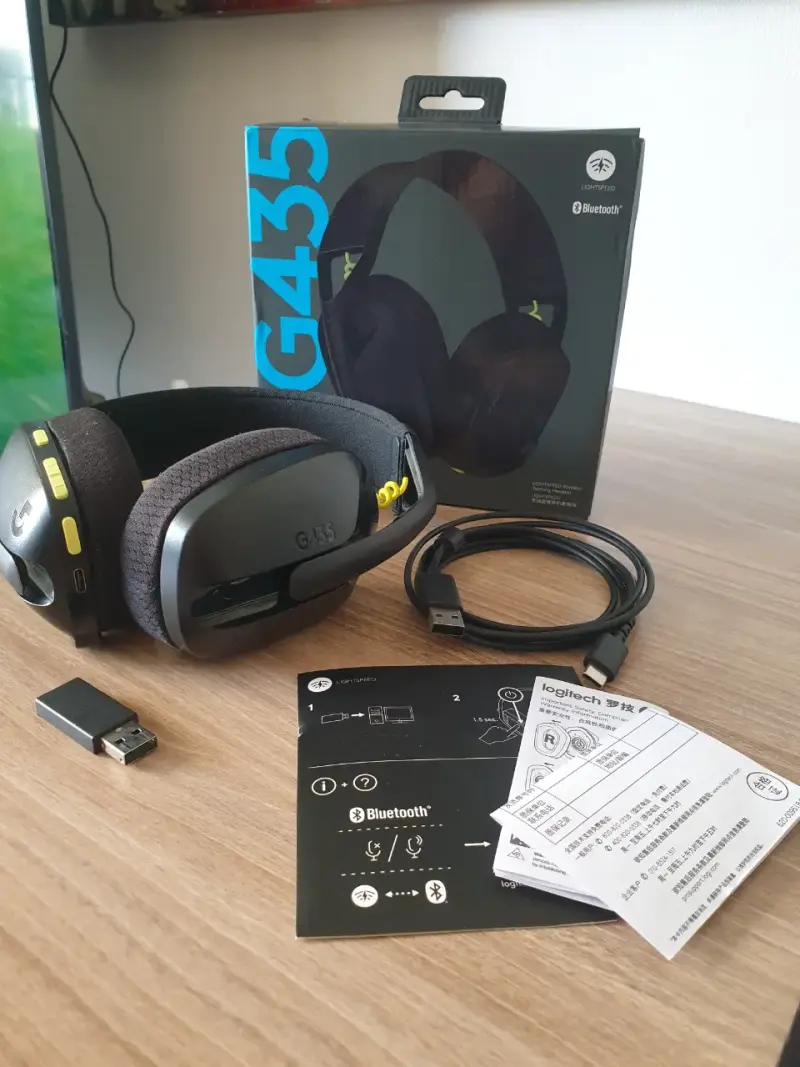 Audífonos inalámbricos Logitech G435 negros - 2