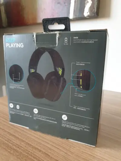 Audífonos inalámbricos Logitech G435 negros - miniatura 4
