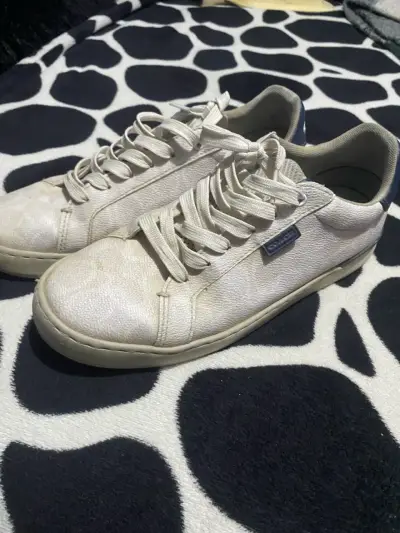 Zapatillas blancas casuales coach - miniatura 1