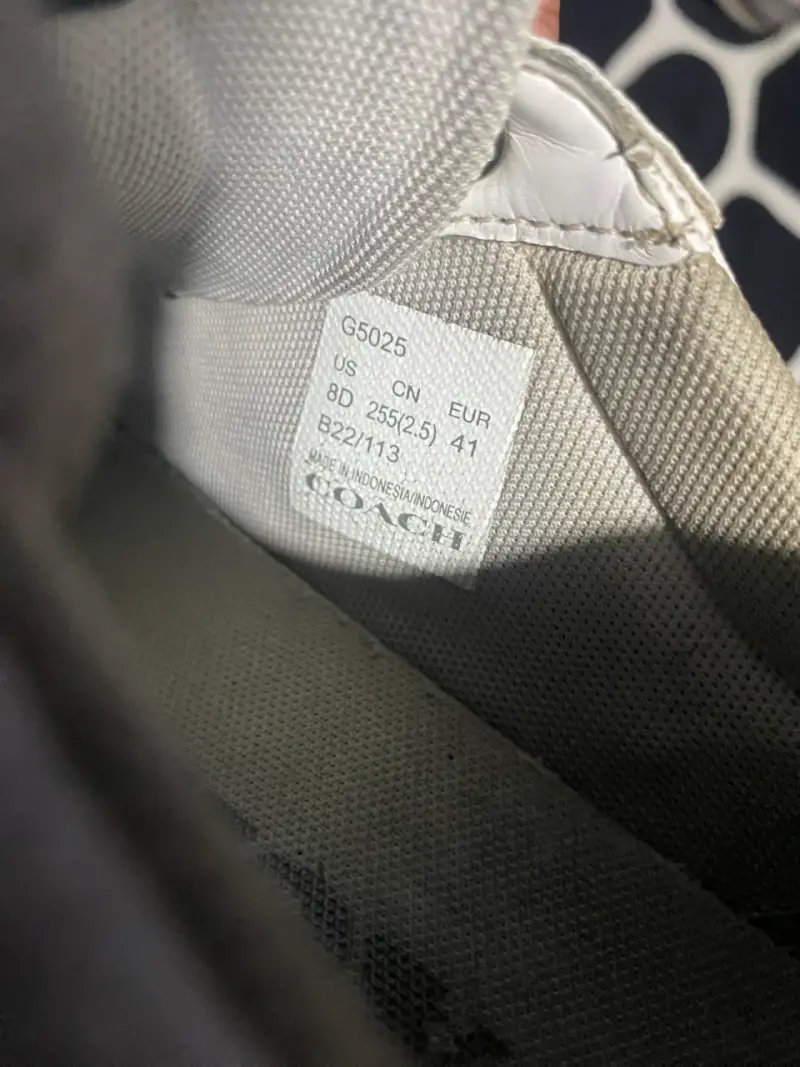 Zapatillas blancas casuales coach - 6