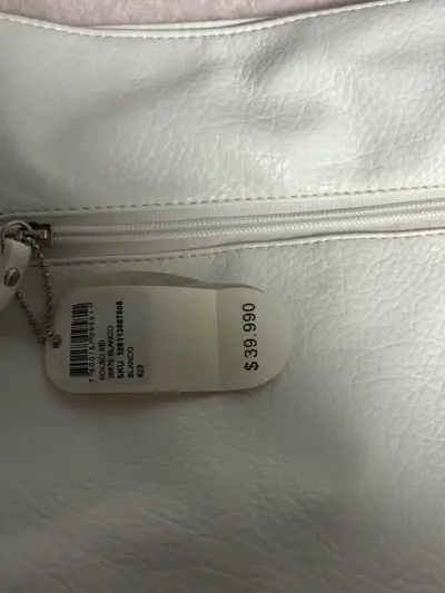Bolso grande blanco marca SEI - miniatura 3