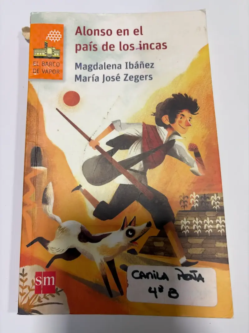 Libro Alonso en el país de los incas