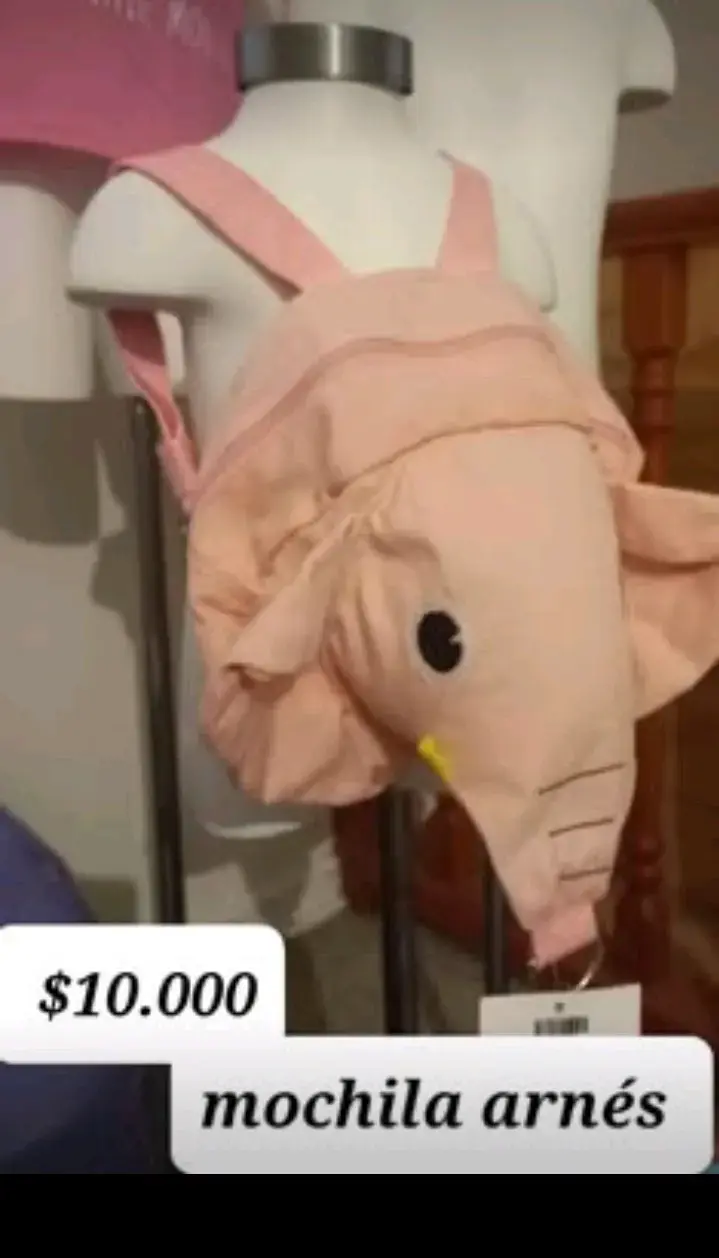 Mochila arnés infantil elefante