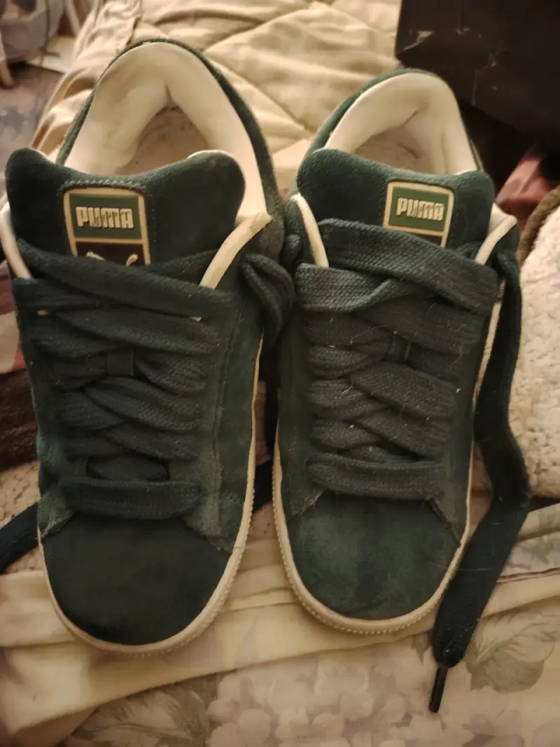 Zapatillas Puma Suede XL verde - 2