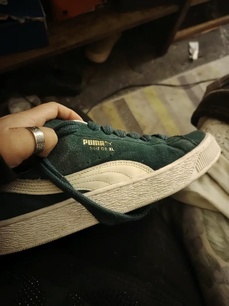 Zapatillas Puma Suede XL verde - 3