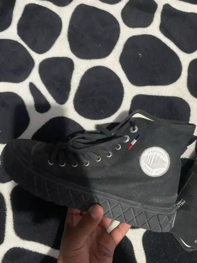 Zapatillas negras altas Palladium - miniatura 2