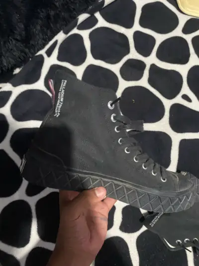 Zapatillas negras altas Palladium - miniatura 4