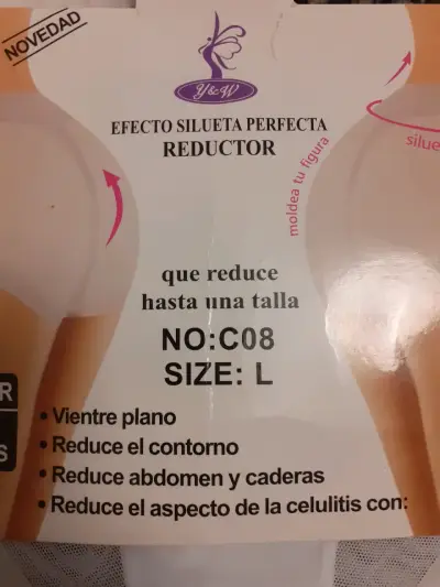 Calzón reductor efecto silueta mujer  talla L - miniatura 3